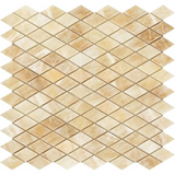 Honey Onyx Polished 1'' Diamond Mosaic Tile