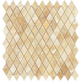 Honey Onyx Polished 1'' Diamond Mosaic Tile