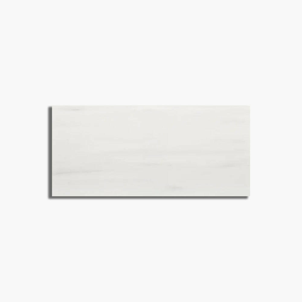 6 X 12 Bianco Dolomite Honed Marble Field Tile-Marble Tile-American Tile Depot