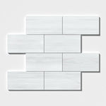 6 X 12 Bianco Dolomite Honed Marble Field Tile-Marble Tile-American Tile Depot