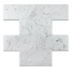 6 X 12 Carrara White Marble Polished Subway Brick Field Tile-Marble Tile-American Tile Depot