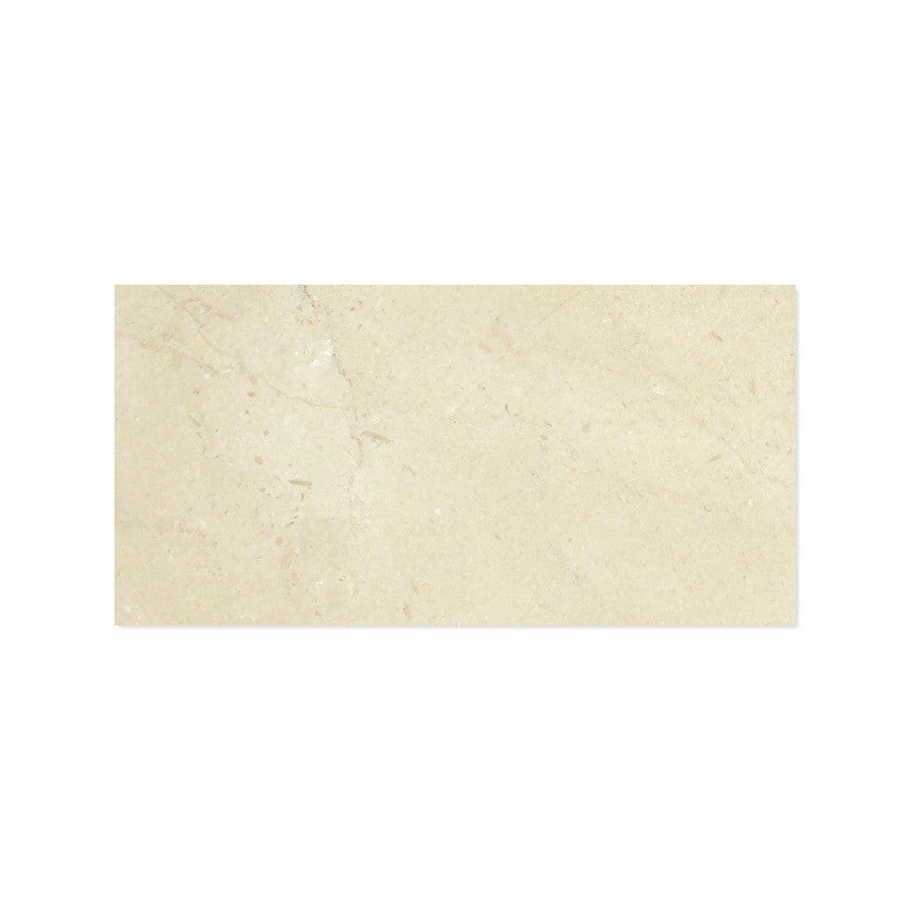 6 X 12 Crema Marfil Marble Polished Subway Brick Field Tile-Marble Tile-American Tile Depot