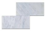 6 X 12 Oriental White / Asian Statuary Marble Polished Subway Brick Field Tile-Marble Tile-American Tile Depot