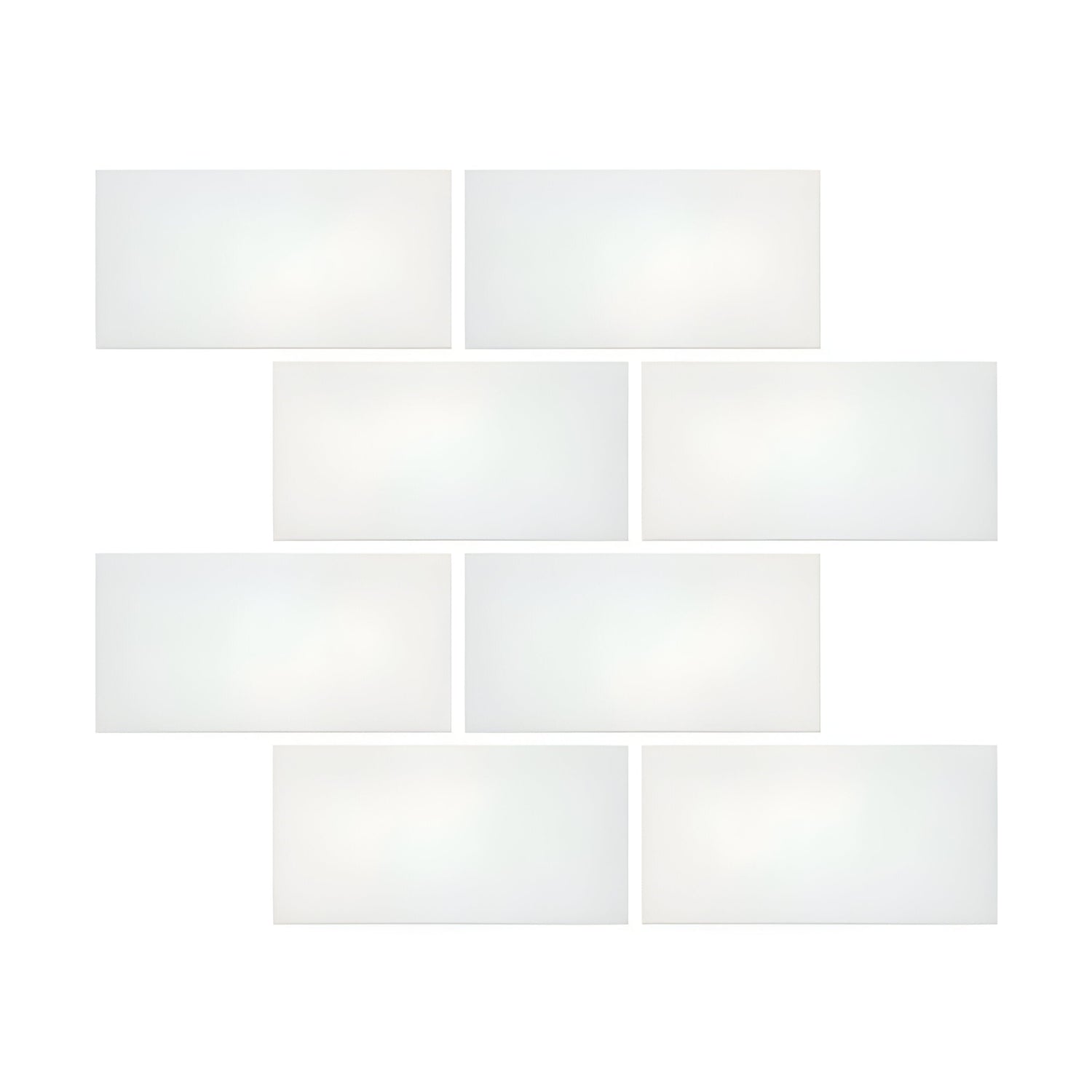 6 X 12 Thassos White Marble Honed Subway Brick Field Tile-Marble Tile-American Tile Depot