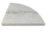 Calacatta Gold Marble Shower Corner Shelf - Honed