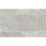 12 X 24 Chamonix Gray Matte Limestone Look Porcelain Tile