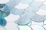 Seashell Ocean Scale Glass Mosaic Tile