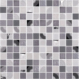 1 x 1 Phoenix Malla Shasta Polished Square Glass Mosaic Tile