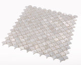 Perry White Scale Pearl Mosaic Wall Tile