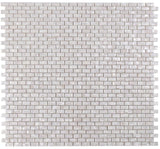 Perry Large Brick Pearl Mosaic Wall Tile