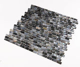 Perry Black Mini Brick Pearl Mosaic Wall Tile