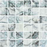 Phoenix Jasper Azul Square Glass Mosaic Tile