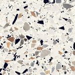 8 X 8 Frammenti Bianco Macro Matte Terrazzo Look Porcelain Tile-PORCELAIN-Large Format-American Tile Depot