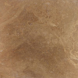 12 X 12 Noce Travertine Filled & Honed Field Tile