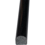 Absolute Black Granite Polished 1/2 X 12 Pencil Liner-Marble Molding/Trim-American Tile Depot