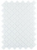 Sultan White Shining Glossy Arabesque Glass Mosaic Tile-Glass Mosaic-American Tile Depot