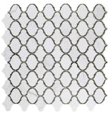 Grace Precious Mirror Arabesque Waterjet Mosaic Wall Tile