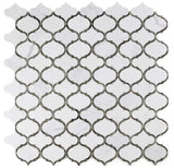 Grace Precious Mirror Arabesque Waterjet Mosaic Wall Tile