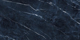 24 X 48 Antique Dark Blue Polished Marble Look Porcelain Tile