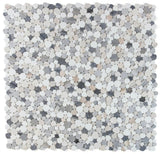 Athena Brigid Beach Polished Pebble Marble Mosaic Tile-Marble Mosaic-American Tile Depot