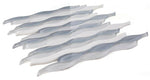 Aqua Carrara Goose Wave Mosaic Tile-Mixed Mosaic-American Tile Depot