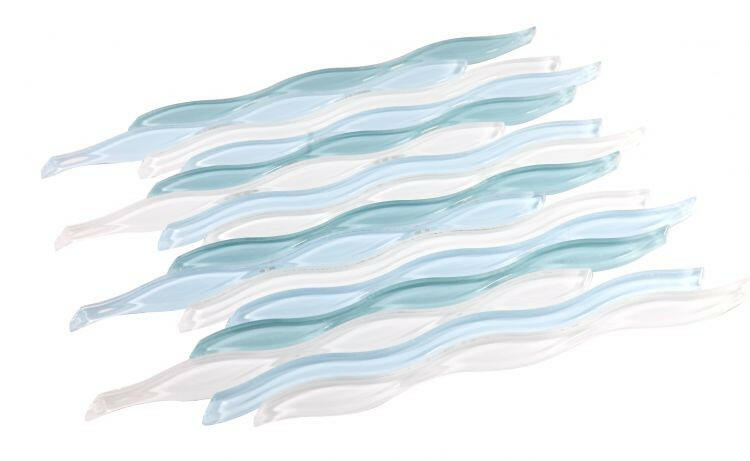 Aqua Iris Glossy Wave Glass Mosaic Tile-Glass Mosaic-American Tile Depot