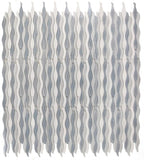 Aqua Carrara Goose Wave Mosaic Tile