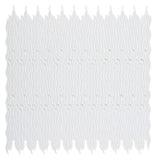 Aqua White Glossy Wave Glass Mosaic Tile