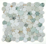 Athena Brigid Spring Polished Pebble Marble Mosaic Tile-Marble Mosaic-American Tile Depot