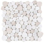 Athena Minerva Loft Polished Pebble Marble Mosaic Tile-Marble Mosaic-American Tile Depot