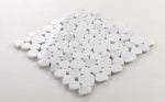 Athena Minerva White Polished Pebble Marble Mosaic Tile-Marble Mosaic-American Tile Depot