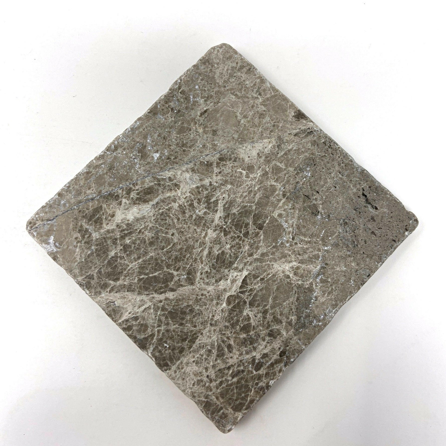 Atlantic Gray Marble Handmade Coasters - Set of 4-Marble Coasters-American Tile Depot