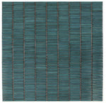 Band Turquoise Glossy Linear Porcelain Mosaic Tile-Porcelain Mosaic-American Tile Depot