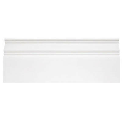 Bianco Dolomite Honed Marble 4 3/4" X 12" Baseboard Trim Molding-Marble Molding/Trim-American Tile Depot