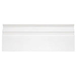 Bianco Dolomite Polished Marble 4 3/4" X 12" Baseboard Trim Molding-Marble Molding/Trim-American Tile Depot