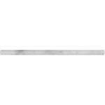 Bianco Venatino (Bianco Mare) Marble Honed 1/2 X 12 Pencil Liner-Marble Molding/Trim-American Tile Depot