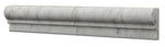 Bianco Venatino (Bianco Mare) Marble Honed OG-1 Chair Rail Molding Trim-Marble Molding/Trim-American Tile Depot