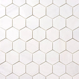 Bianco Dolomite Polished 2" Hexagon Marble Mosaic Tile