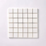 2 X 2 Bianco Dolomite Polished Marble Mosaic Tile