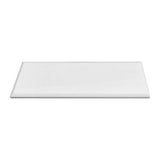 4 X 12 Bianco Dolomite Honed & Beveled Marble Field Tile