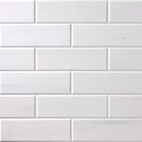 4 X 12 Bianco Dolomite Honed & Beveled Marble Field Tile