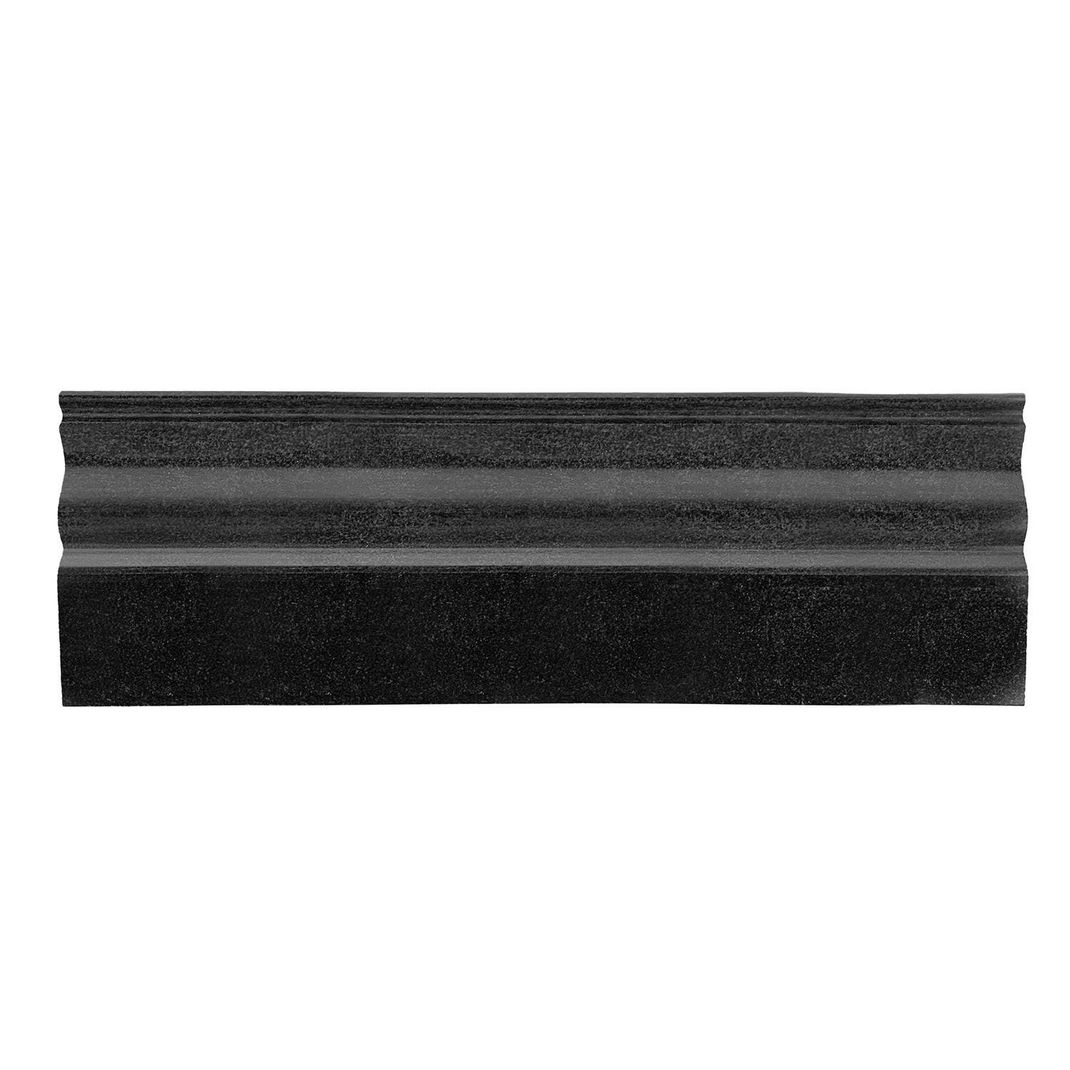 Black Absolute Granite 4" Baseboard Trim Molding Polished-Marble Molding/Trim-American Tile Depot