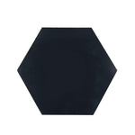 Black Marquina Marble Polished 6" Hexagon Tile-Marble Tile-American Tile Depot