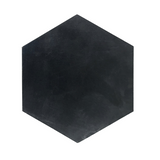 Black Marquina Marble Honed 6" Hexagon Tile