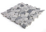 Brook Grey Honed Pebble Marble Mosaic Tile-Marble Mosaic-American Tile Depot