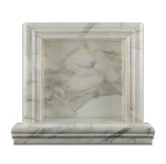 Calacatta Gold Marble Hand-Made Custom Shampoo Niche / Shelf - SMALL - Polished-Accessories-American Tile Depot