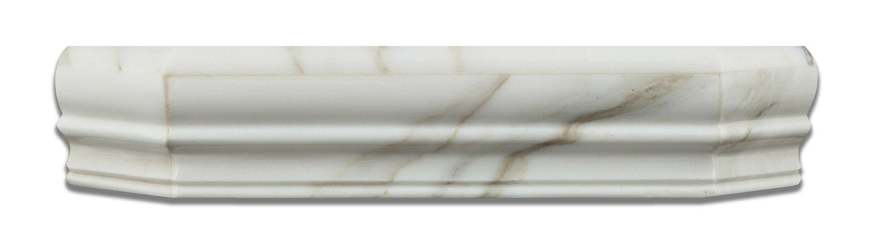 Calacatta Gold Marble Hand-Made Custom Shower Corner Shelf - Honed-Accessories-American Tile Depot