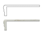 Calacatta Gold Marble Hand-Made Custom Shower Corner Shelf - Honed-Accessories-American Tile Depot