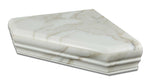 Calacatta Gold Marble Hand-Made Custom Shower Corner Shelf - Honed-Accessories-American Tile Depot