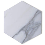 Calacatta Gold Marble Honed 6" Hexagon Tile-Marble Tile-American Tile Depot